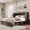 Gray, variant on ANPOO Full Size Murphy Chest Bed with Drawer and Power Outlets, Farmhouse Wood Hidden Folding Bed Chest w/2 Storage Drawers, Multifunctional Storage Cabinet Bed for Bedroom,White