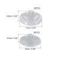 thumbnail image 2 of Unique Bargains Shutter Release Button Soft Shutter Release Button Copper Camera Shutter Button Silver 4 Pack, 2 of 6