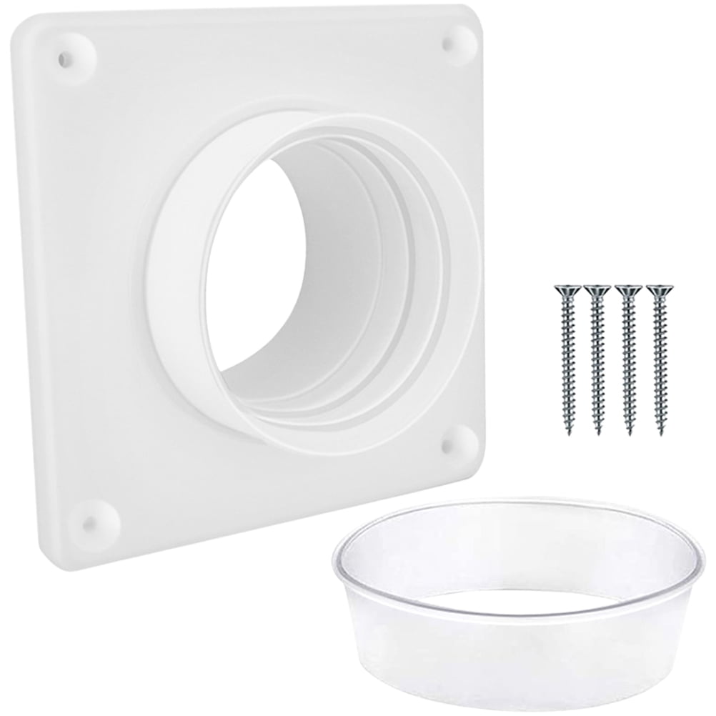 1 Set of Dryer Vent Wall Plate Adapter Dryer Duct Connector Vent Dryer Dock Connector Kit