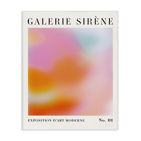 Stupell Industries Contemporary Bold Ombre Pattern Canvas Art, 16 x 20, by Victoria Barnes