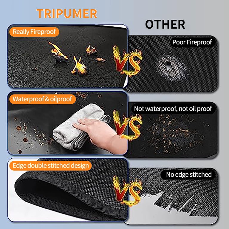 Tripumer 36-Inch Fire Pit Mat, Fireproof photo 2
