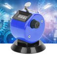 thumbnail image 1 of Counter, Mechanical Stable Portable Large Counting Handheld Counter, With Hook For Data Statistics Industry Conference Attendance Traffic Flowing Blue, 1 of 8