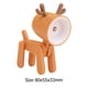 thumbnail image 1 of Lámpara de dormitorio de animales Lámpara de escritorio ajustable para decoración de habitaciones (marrón ciervo) JShteea Libre de BPA, 1 of 7