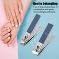 thumbnail image 2 of juego de cortaúñas de manicura Unique Bargains kit de manicura profesional acero inoxidable 7 EN 1 azul, 2 of 7