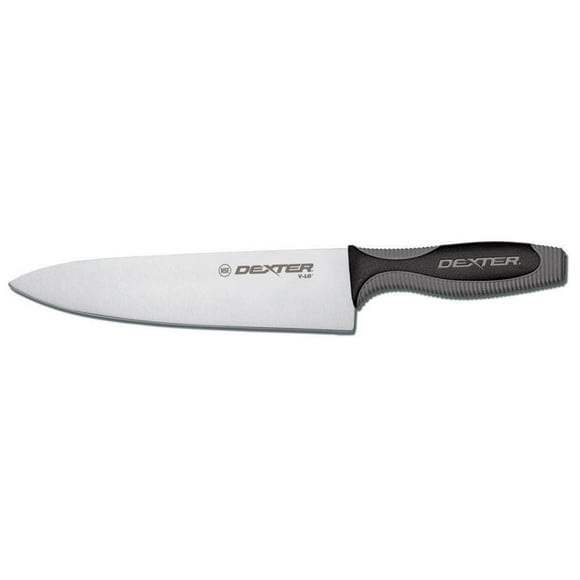 Dexter Russell V145-8PCP 8" Chef's Knife w/ Soft Rubber Handle, Carbon Steel
