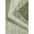 thumbnail image 2 of Addison Rugs Mayfield Washable Transitional Geometric Olive Rectangle Rug, 9' x 12', 2 of 6