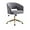 Grey, variant on CRXX Velvet Office Desk Chair, Modern Adjustable Home Desk Chair with Wheels, Swivel Vanity Chair for Bedroom, Office, Vanity Study (Black)