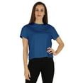 thumbnail image 1 of Inkmeso T-Shirt à Manches Courtes pour Femmes Épaules Tombantes Col Rond T-Shirts d'Été Décontractés, 1 of 7