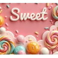 thumbnail image 3 of Yatrandify Colorful Design Sweet Banner Candy Theme Decorative Design for Kids Party Celebration Holiday, 3 of 7