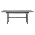thumbnail image 3 of Home Square 3 Piece Patio Set with Extendable Table Bench and 2 Chairs in Gray, 3 of 20