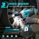 thumbnail image 3 of Llave de impacto inalámbrica DIYToolifz 1/2 1700 FT-Lbs Torque 18V, 3 of 8