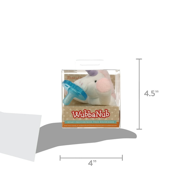 WubbaNub Baby Unicorn Infant Plush Pacifier Holder - Walmart.com