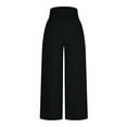 thumbnail image 6 of Edvintorg Womens Wide Leg Pants Casual Loose Yoga Sweatpants Comfy Lounge Pajama Flowy Pants Pockets High Waist Pants, 6 of 6