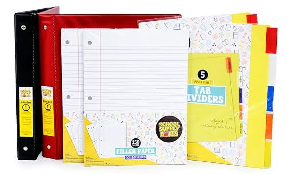 Paquete Definitivo para Preparatoria y Universidad | 1 Caja - 93 Piezas por Caja | Cajas de Útiles Escolares - Esenciales para el Regreso a Clases 4