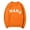 Orange, variant on ShiShine Women's Oversized Crewneck Long Sleeve Sweatshirt Graphic Casual Loose Fit Pullover