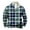 Green, variant on AWZXDE Men's Long Sleeve Plaid Half Zip Sweatshirt with Pockets, Warm Casual Pullover Brown,S