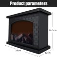 thumbnail image 1 of Kyoffiie Fireplace Lantern Simulation Log Fire Place Lantern USB or Battery Powered Fire Lamp Realistic LED Fireplace Lantern Reusable Touch Switch Fireplace Light for Home, 1 of 7