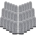 thumbnail image 1 of Huggegwe 30 Pcs Doigts Résistants pour Cuisine Extérieure Housses Respirantes Tissées Réutilisables (Gris) CJ25311-517, 1 of 7