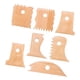 thumbnail image 5 of 7 herramientas de cerámica, herramienta para recortar cerámica, raspador de madera para modelar arcilla, herramienta para arcilla 9cmx8cm, 5 of 9