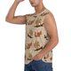 thumbnail image 3 of Balery Squirrel nut backgrounds Camisetas sin mangas para hombre, absorbe la humedad y protege contra el mal olor.-XX-Large, 3 of 7