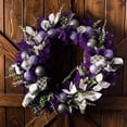 thumbnail image 2 of Vickerman 30" Purple Fir Artificial Christmas Wreath, Unlit, 2 of 2