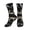 1 Black, variant on Men's Baseball Players Print Novelty Athletic Socks Women's Digital Printing Funky Patterned Crew Socks