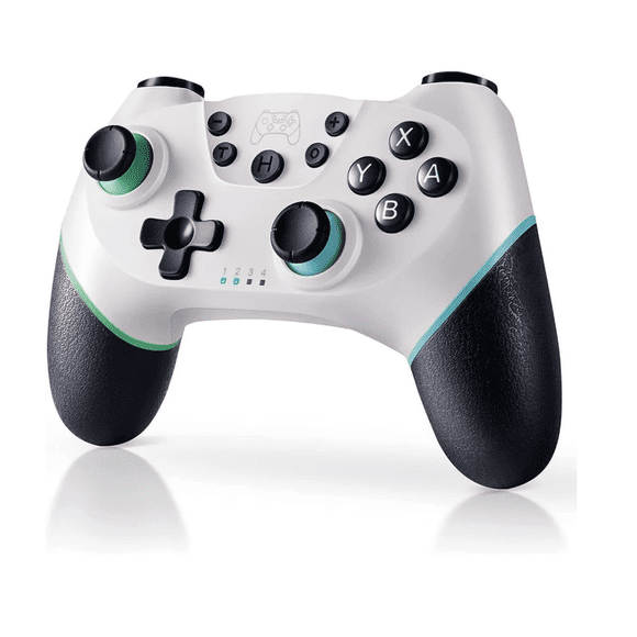 Control Inalámbrico Joystick Para Nintendo Switch color blanco