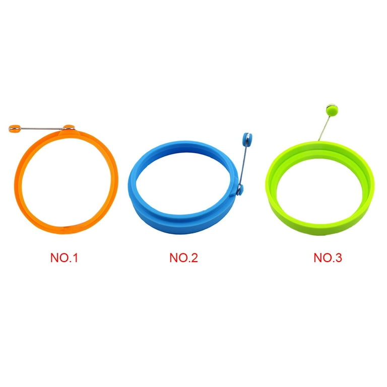 Silicone Egg Rings Round - NUIBY Non Stick Fried Egg Mold