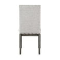 thumbnail image 4 of Lexicon Traditional Wood Dining Room Side Chair in Gray (Set of 2), 4 of 5