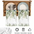 thumbnail image 5 of Green Eucalyptus Leaves Kitchen Towels Set of 1, Summer Botanical Weeping Absorbent Dish Towels for Kitchen, Microfiber Hand Towel, Quick Drying Tea Towel for Cleaning Decorative Dishcloths, 5 of 7