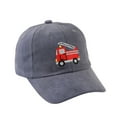 thumbnail image 3 of Toddler Beach Hat Kids Cartoon Firefighter Brushed Cotton Baseball Cap Sun Hat Blue One Size, 3 of 8