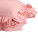 thumbnail image 2 of Funda de almohadas de triple volantes REGALWOVEN, juego de 2 fundas de almohada, fundas de almohada de cama con cierre de sobre, tamaño Queen (20"x30") rosa, 2 of 7