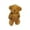 Brown, variant on KQJQS Mini Multi-color Plush Toy Joint Bear Doll Long Hair Hat Necklace Accessories