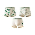 thumbnail image 2 of Cethrio Boys Boxer Briefs, Breathable Summer 2025 3 Pack Boys' Underwear White Size 12, 2 of 3