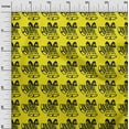 thumbnail image 2 of oneOone Polyester Spandex Yellow Fabric Merry Christmas Sewing Craft Projects Fabric Prints By Yard 56 Inch Wide, 2 of 4