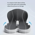thumbnail image 6 of Ergonomic Memory Foam Car Seat C Cushion with Lumbar Support Backrest for Driving and Chair Comfort, 6 of 8