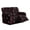 Black-Lip Print, variant on SCRAWLGOD Leopard Print Loveseat Recliner Slipcover Stretch Reclining Cover Washable Non Slip Recliner Cover with Pocket