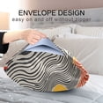 thumbnail image 4 of Yayeee Pillowcase King Size Set of 2 Satin Wrinkle Resistant Pillow Case, Striped Boat, 4 of 7
