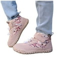 thumbnail image 5 of Zshosam Toddler Winter Boots Boys & Girls Mid Calf Water-Resistant Winter Snow Boots for Toddler/Little/Big Kid Size 13.5,(Pink Little Kids 13.5), 5 of 9