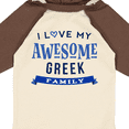 thumbnail image 4 of Inktastic Greek Family Pride Awesome Boys or Girls Long Sleeve Baby Bodysuit, 4 of 5