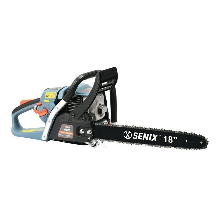 SENIX 49cc 4-Cycle 18-Inch Gas Chainsaw with Oregon Bar SENIX 49cc 4-Cycle 18-Inch Gas Chainsaw with Oregon Bar