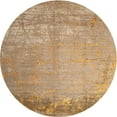 thumbnail image 1 of Ahgly Company Machine Washable Indoor Round Contemporary Sand Brown Area Rugs, 6' Round, 1 of 7