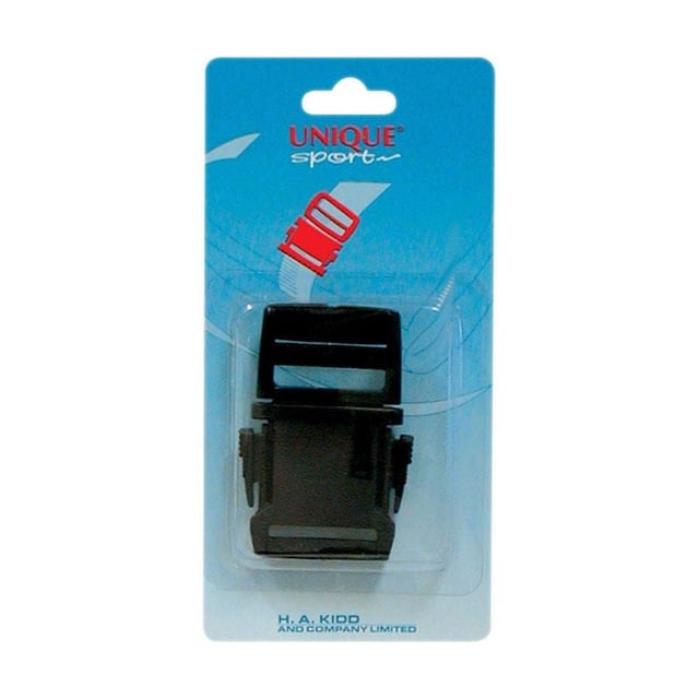 UNIQUE Sport Parachute Clip, Black — 25 mm Side‑Release Buckle