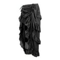 thumbnail image 3 of Mrat Renaissance Skirt Darkness Women's Gothic Steampunk Skirt High-Low Skirt S-64 Black M, 3 of 4