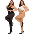 thumbnail image 2 of LAICAIW Collants Taille Haute Oversize pour Femmes Grande Taille en Microfibre Douce Transparente, 2 of 6
