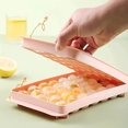 thumbnail image 5 of 33 Grids Ice Ball Round Ice Cube Mold Tray With Lid Ice Ball Maker Round Whiskey Sphere Mold Silicone DIY Mould for Kitchen Tool, 5 of 10