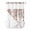 Red, variant on No Hook Spring Cherry Flowers Shower Curtain with Snap in Liner Set, Blue-green Gray Floral Blossom Beige Waterproof Bathroom Curtains with See Through Top Window, Hotel Style Small 36 x 78 Inch
