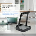 thumbnail image 2 of Pot Lid Holder,Kitchen Organizer Rack,Spoon Rest Rack Holder, Black, 2 of 8