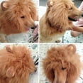 thumbnail image 4 of CBFFDC Adjustable Lion Mane for Dogs Dog Lion Mane with Ears Adjustable Pet Costume for Medium to Large Dogs 19 28 Inches Neck Size Brown Lion Mane with Tail, 4 of 6