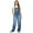 Dark Wash, variant on Women's Wide Leg Overalls, Sizes XS-XXXL